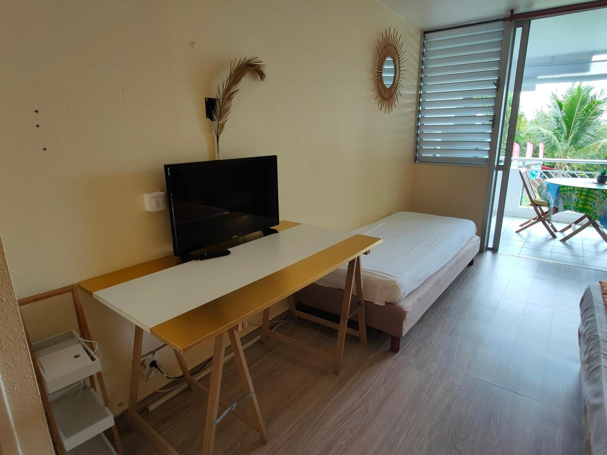 Studio Vue Mer, Pieds Dans L'Eau Le Gosier  Exterior foto